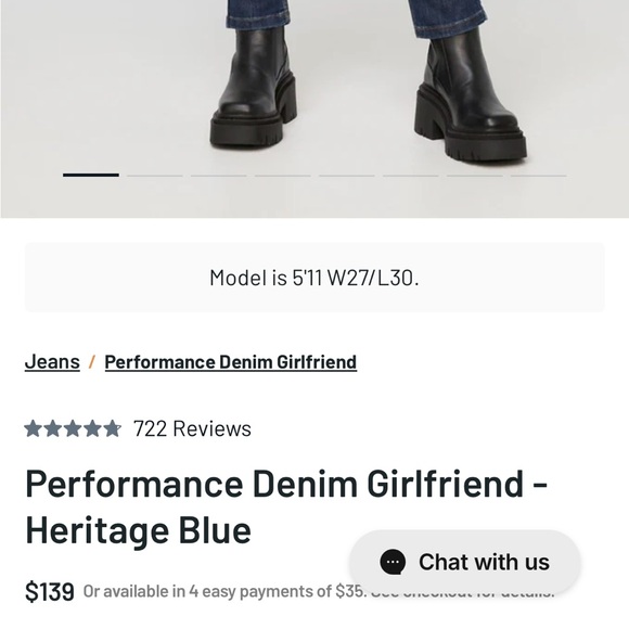 DU/ER Girlfriend Performance Denim (Vintage Black) - Picture 6 of 11